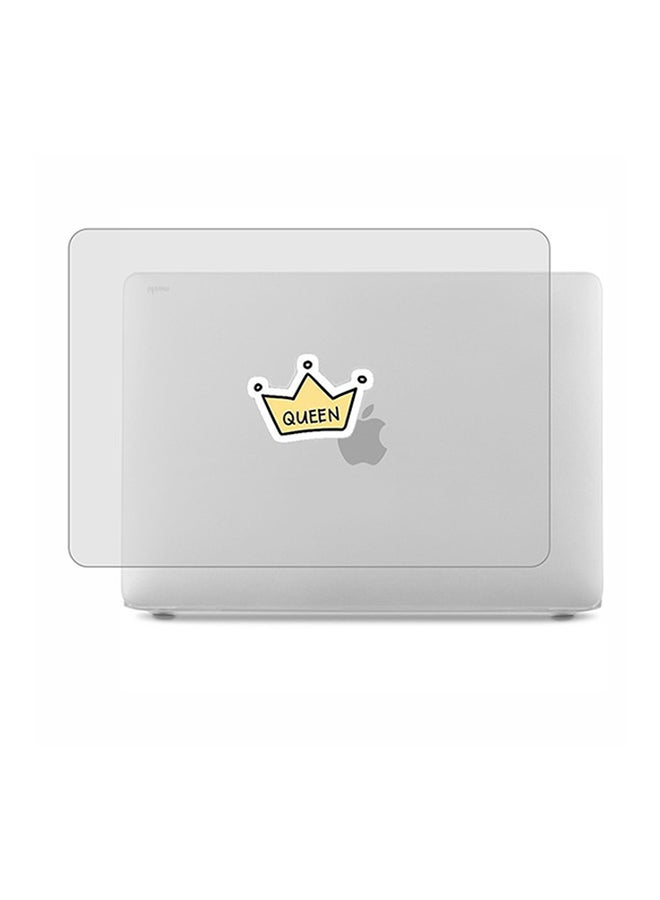 Theodor 2-Piece Protective Hardshell Rubberized Case Cover For MacBook Air Silver - Image 1