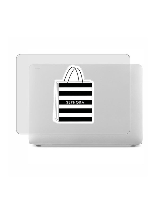 Theodor 2-Piece Protective Hardshell Rubberized Case Cover For MacBook Air Silver - Image 1