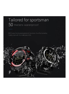 LOKMAT MK16 Waterproof EL Luminous Sports Bluetooth Smart Watch Red  - Image 2