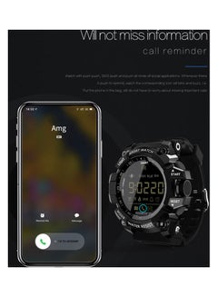 LOKMAT MK16 Waterproof EL Luminous Sports Bluetooth Smart Watch For Android / iOS Blue  - Image 2