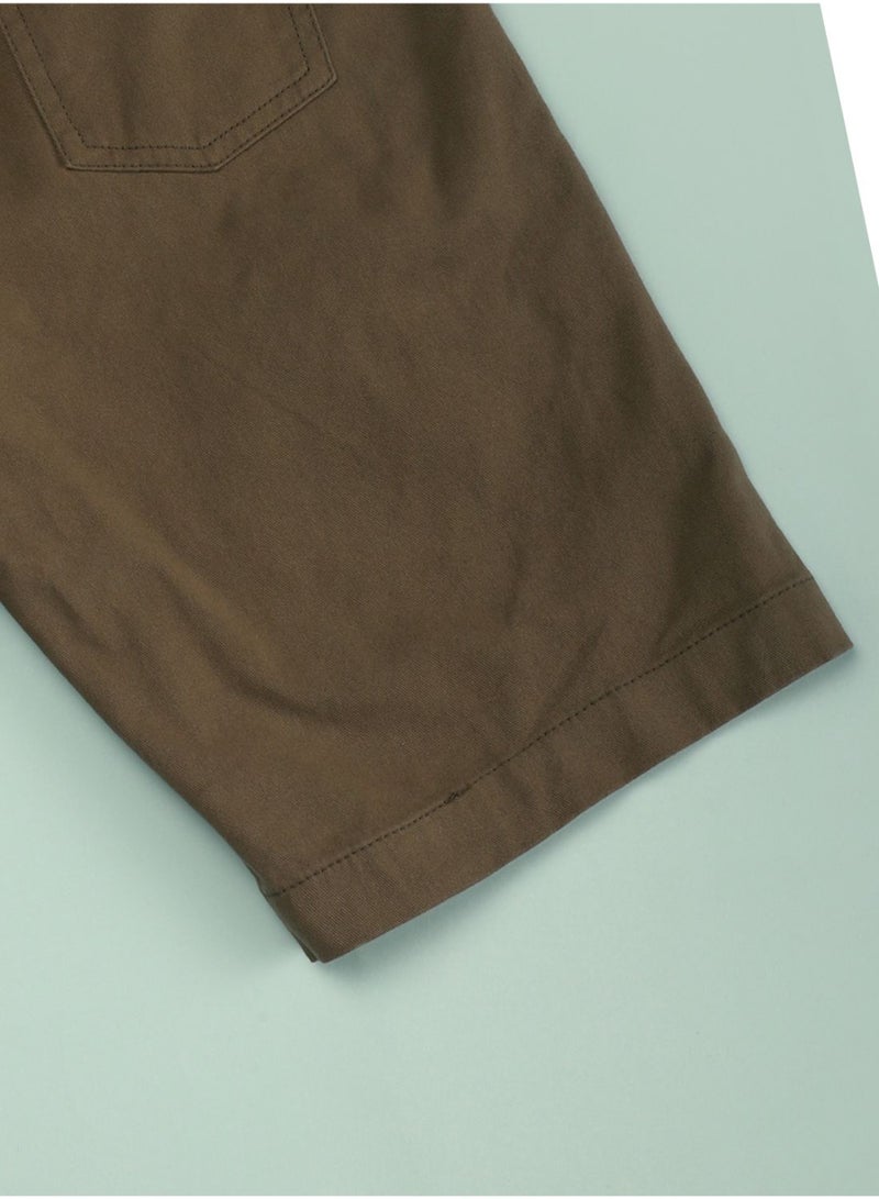 NEON Casual Basic Comfort Chino Shorts Khaki  - Image 4