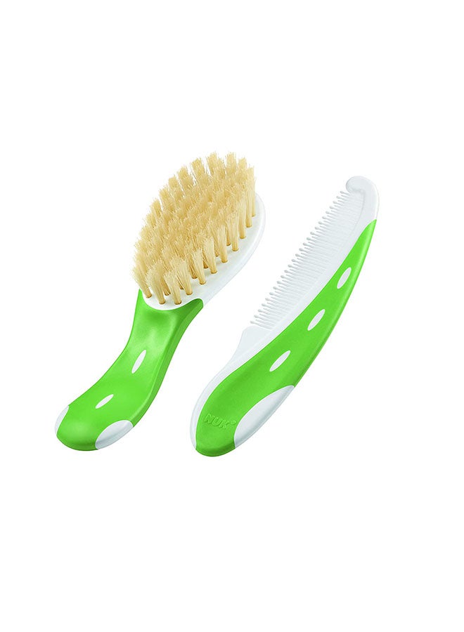 NUK Baby Hairbrush With Comb  - Image 1