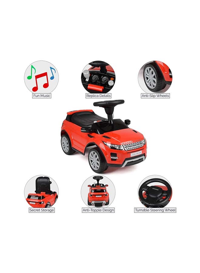 Toyland Officially Licensed Range Rover Ride On Push Car For Toddlers With Music 69cm - Image 2