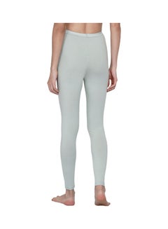 Miss London High Waist Ultra Soft Tummy Support Stretchy Leggings Green  - Image 2
