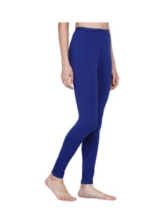 Miss London High Waist Ultra Soft Tummy Support Stretchy Leggings Imperial Blue  - Image 3