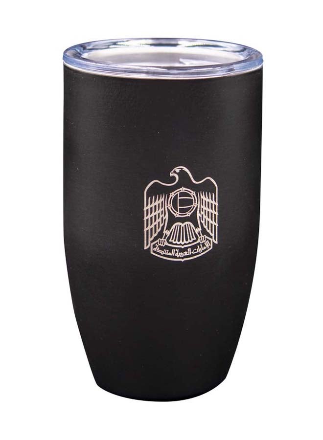 ROVATTI 1-Piece Pola Stainless Steel Take Away Mug UAE Black 224ml - Image 1