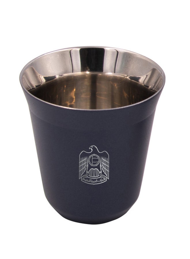 ROVATTI 2-Piece Set Pola UAE Stainless Steel Cup Dark Blue 175ml  - Image 2