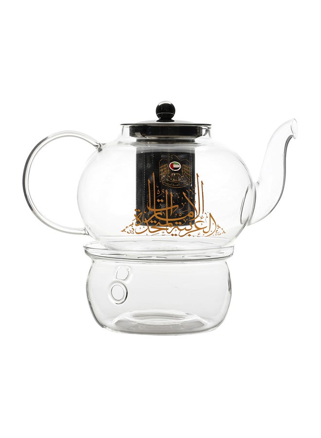 ROVATTI 3-Piece Set Nevoso Tea Pot UAE Gold - Image 1