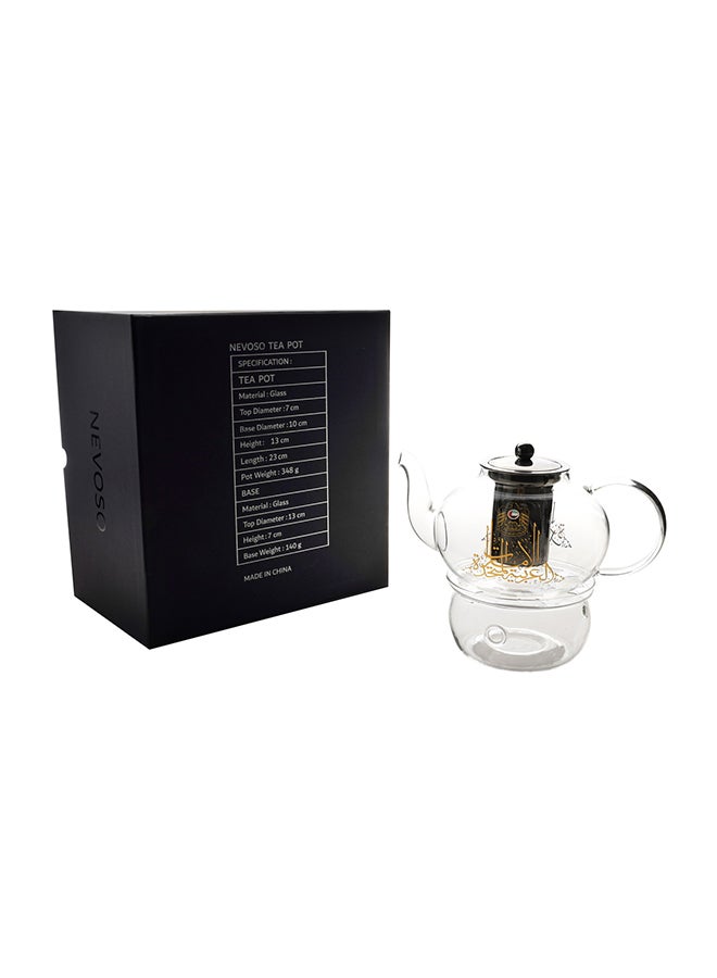 ROVATTI 3-Piece Set Nevoso Tea Pot UAE Gold - Image 4