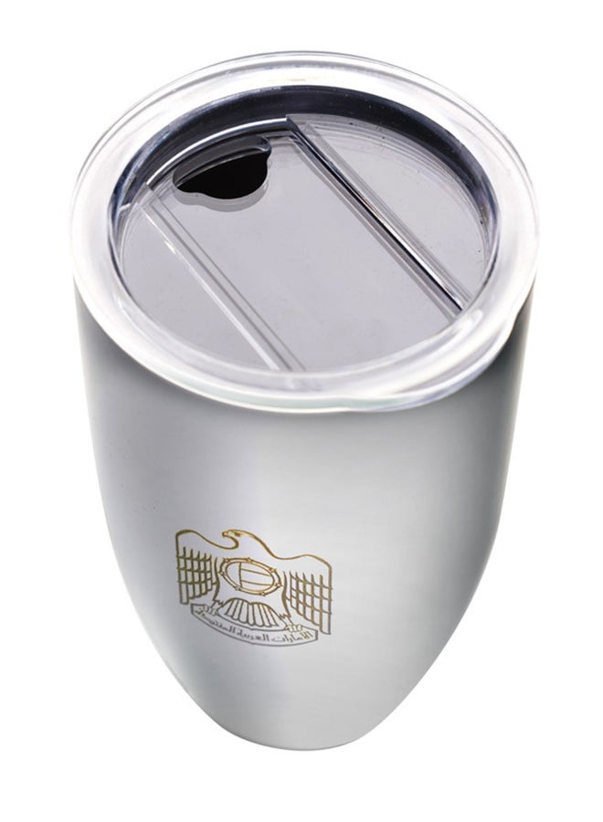 ROVATTI 1-Piece Pola Stainless Steel Take Away Mug UAE White 224ml - Image 1