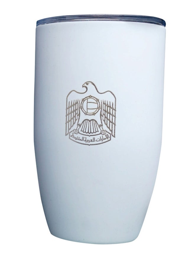 ROVATTI 1-Piece Pola Stainless Steel Take Away Mug UAE White 224ml - Image 2