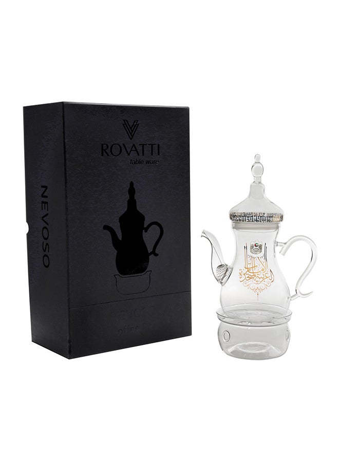 ROVATTI 2-Piece Set Nevoso Coffee Pot UAE Gold 1Liters - Image 1
