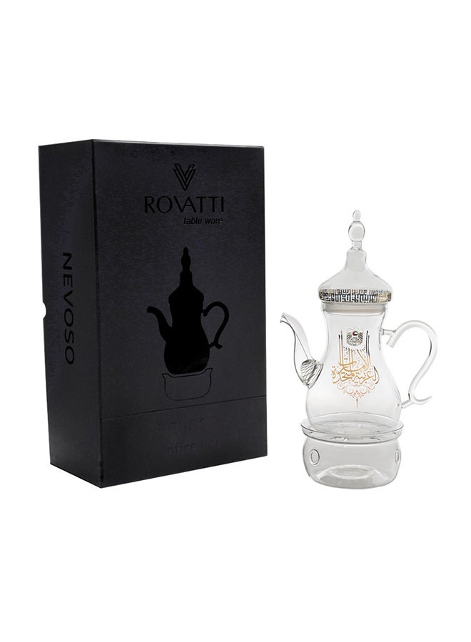 ROVATTI 2-Piece Set Nevoso Coffee Pot UAE Gold 1Liters - Image 2