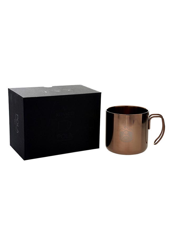 ROVATTI 1-Piece Pola Stainless Steel Mug UAE Bronze 400ml - Image 3