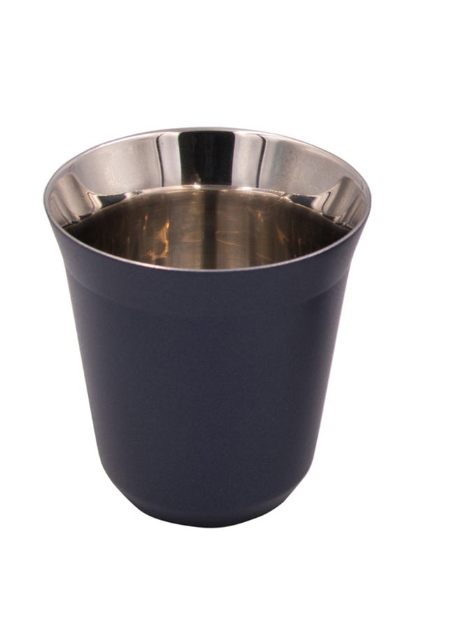 ROVATTI 2-Piece Set Pola Stainless Steel Cup Dark Blue 175ml  - Image 1