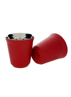 2-Piece Set Pola Stainless Steel Cup Red 175ml - v1630992486/N48663946A_3