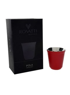 2-Piece Set Pola Stainless Steel Cup Red 175ml - v1630992486/N48663946A_4