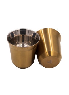 2-Piece Set Pola Stainless Steel Cup Gold 85ml - v1630992487/N48663949A_3