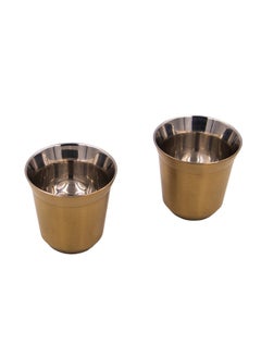 2-Piece Set Pola Stainless Steel Cup Gold 85ml - v1630992487/N48663949A_4