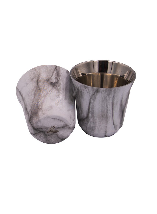 2-Piece Set Pola Stainless Steel Cup Marble 85ml - v1630992487/N48663950A_3