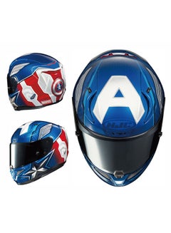 Captain America Marvel Series Motorcycle Helmet
