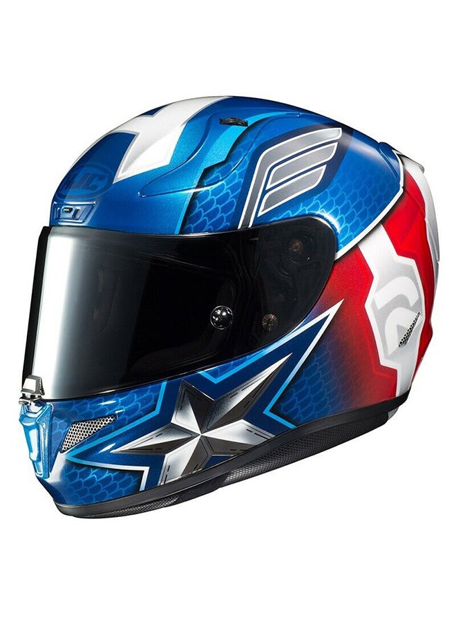 HJC - Captain America Marvel Series Motorcycle Helmet - Image 1