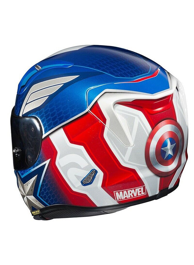 HJC - Captain America Marvel Series Motorcycle Helmet - Image 1