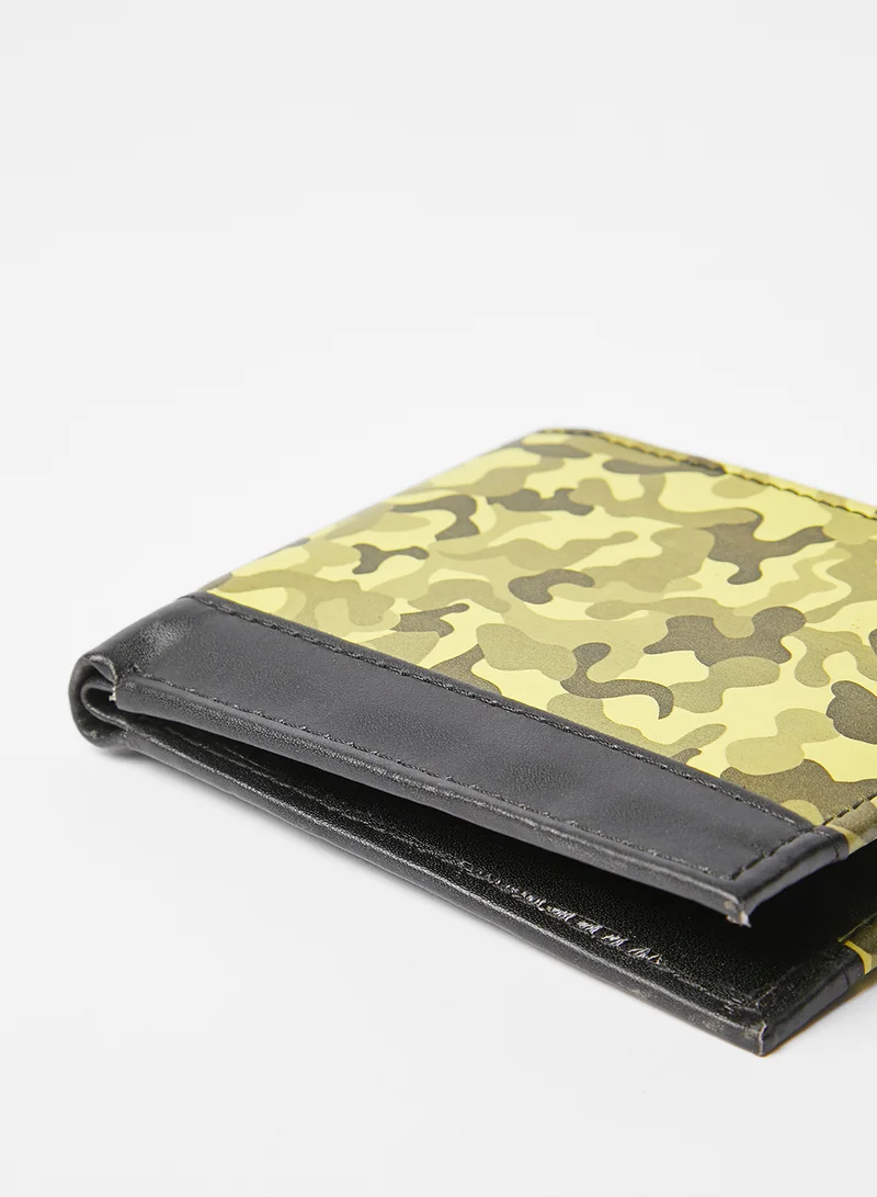 STATE 8 Camo Print Wallet Yellow