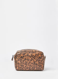 STATE 8 Camouflage Print Toiletry Bag Brown  - Image 1