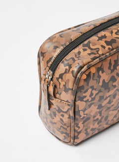 STATE 8 Camouflage Print Toiletry Bag Brown  - Image 3