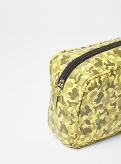 STATE 8 Camo Print Wash Bag Yellow  - Image 3
