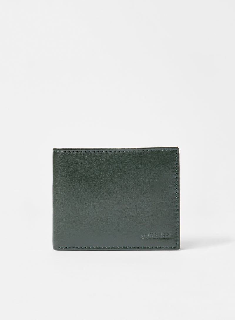 Sivvi x D'Atelier Leather Bi-Fold Wallet Green - Image 1