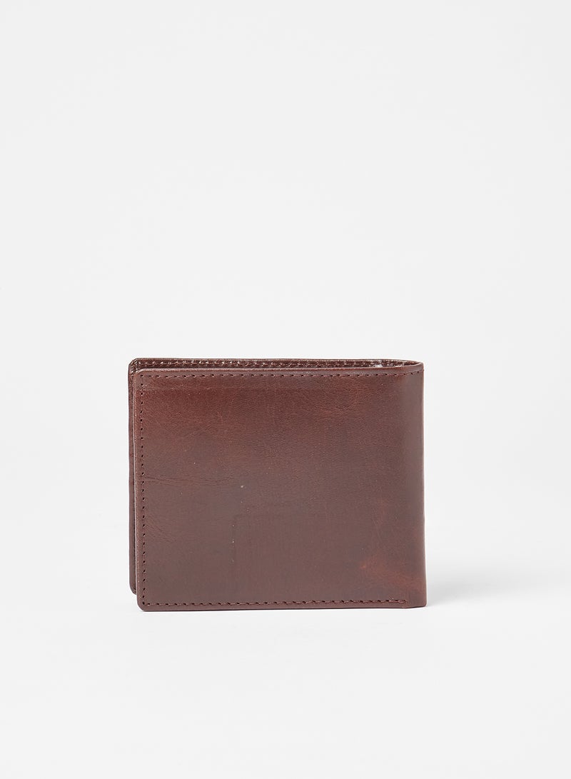 Sivvi x D'Atelier Leather Bi-Fold Wallet Brown - Image 2
