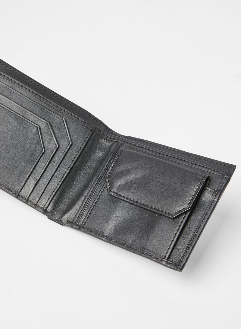 Sivvi x D'Atelier Leather Bi-Fold Wallet Black - Image 4