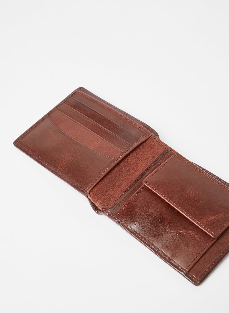 Sivvi x D'Atelier Leather Bi-Fold Wallet Brown - Image 4