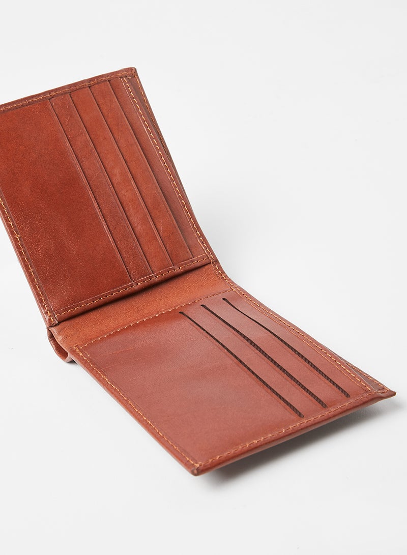 Sivvi x D'Atelier Leather Bi-Fold Wallet Brown - Image 4