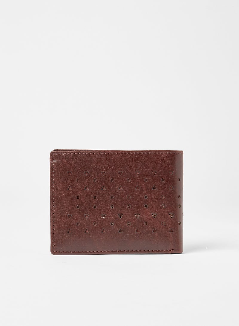 Sivvi x D'Atelier Cut-Out Leather Wallet Brown - Image 2