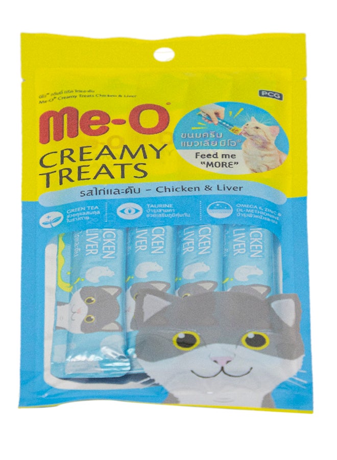 Creamy Chicken And Liver Cat Treats 60grams