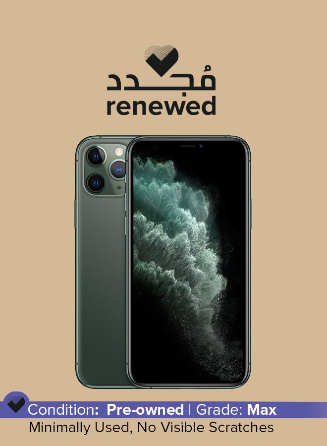 Apple Renewed - iPhone 11 Pro Without FaceTime Midnight Green 64GB 4G LTE - Image 1