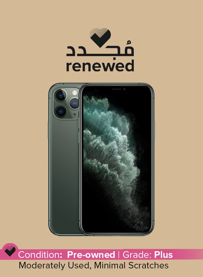 Apple Renewed - iPhone 11 Pro Max Without FaceTime Midnight Green 256GB 4G LTE  - Image 1
