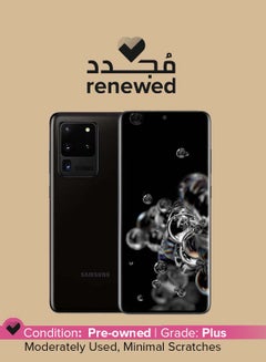 Samsung Renewed - Galaxy S20 Ultra Dual SIM Cosmic Black 12GB RAM 128GB ROM 5G - UAE Version  - Image 1