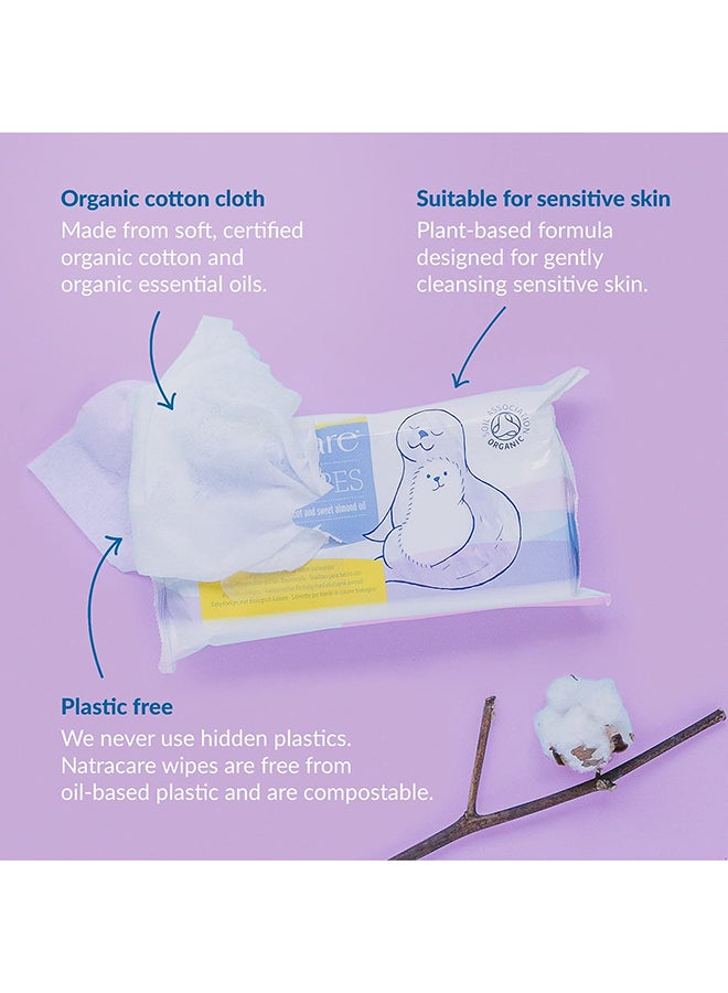 Organic Cotton Baby Wipes 12 Packs x 50 Wipes, 600 Count - v1630997528/N32629917A_4