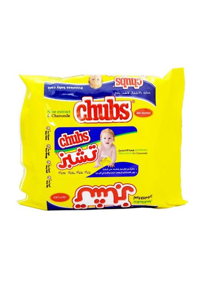 Chubs - Alcohol-Free Wet Baby Wipes With Aloe Extract And Chamomile, 20 Count - Image 1