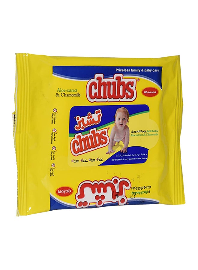 Chubs - Alcohol-Free Wet Baby Wipes With Aloe Extract And Chamomile, 20 Count - Image 1