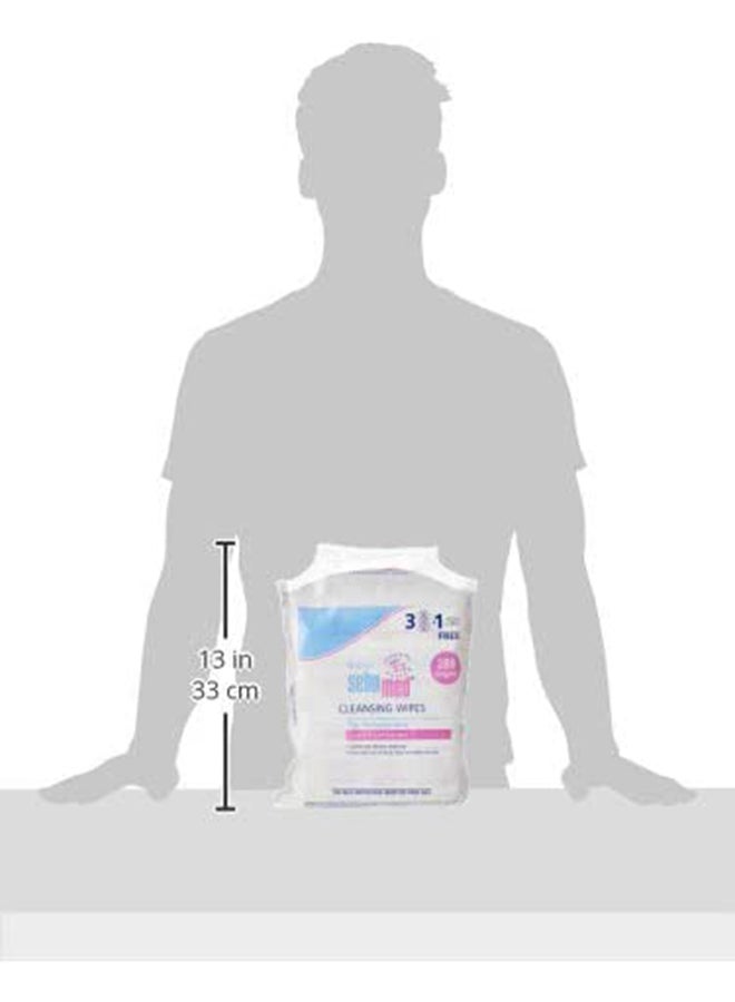 Cleansing Wet Baby Wipes for Delicate Skin, Pack Of 4, 72x4, 288 Count - v1630998058/N12832039A_3