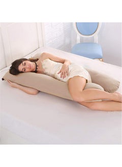 ستار وسادة قطنية للحوامل قطن بيج  - Image 2