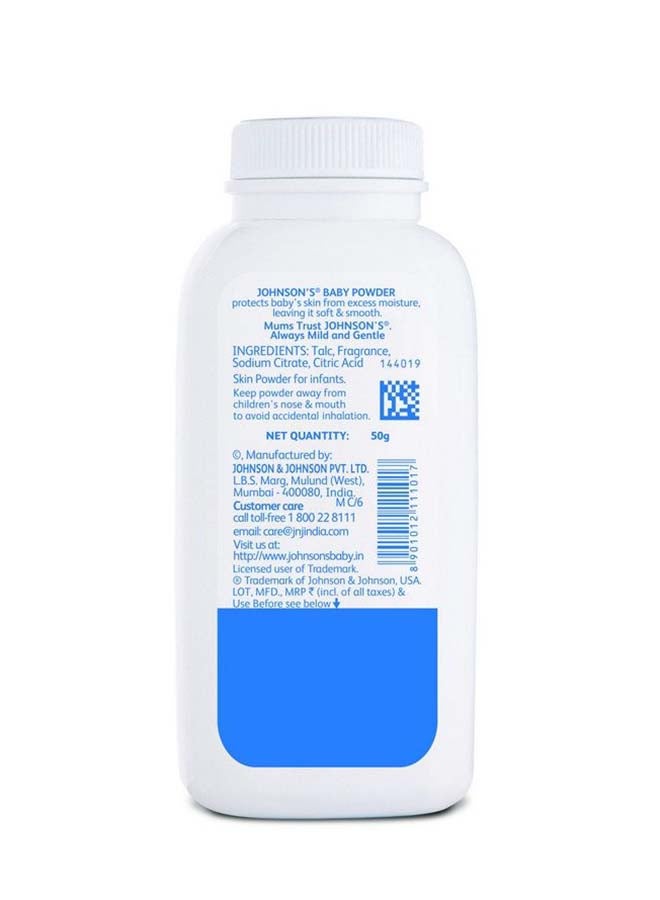 جونسون بودرة أطفال وزن 50 جراماً - Image 2