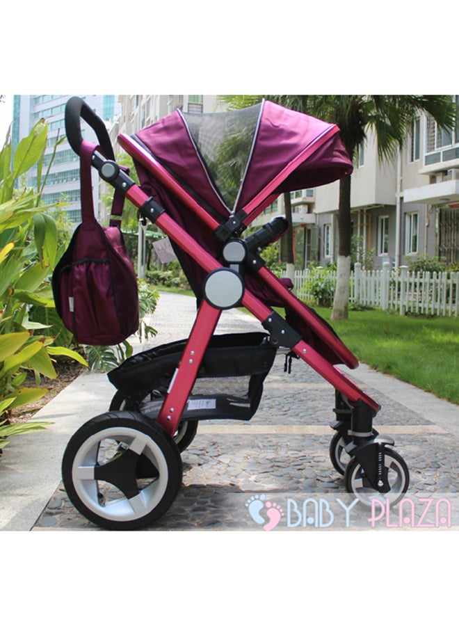 First Class  Golden Aluminum Frame And Inflatable Wheels Stroller T18P