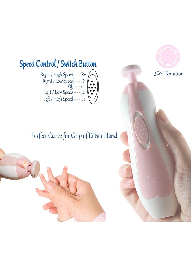 Little Joy 6-Piece Electric Nail File Set  - Image 2