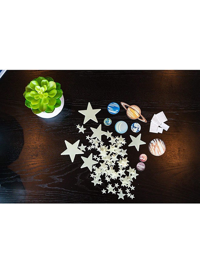 4m - 29-Piece Glow Planets And Nova Star Wall Decor Set - Image 1